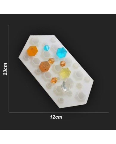 Kristal Damla Reçine Epoksi Kalıp - Çoklu Kalıp -Kod:228