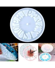 Reçine Epoksi Kalıp - Saat Kalıbı - 15x15 cm -Kod:1002