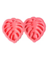 Reçine Epoksi Kalıp - Kolye Küpe Ucu Yaprak Deseni -Kod:997