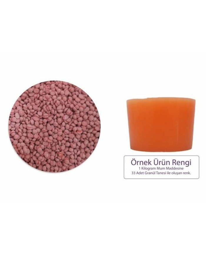 Turuncu Mum Boyası 5 GR - Granül Mum Boyası