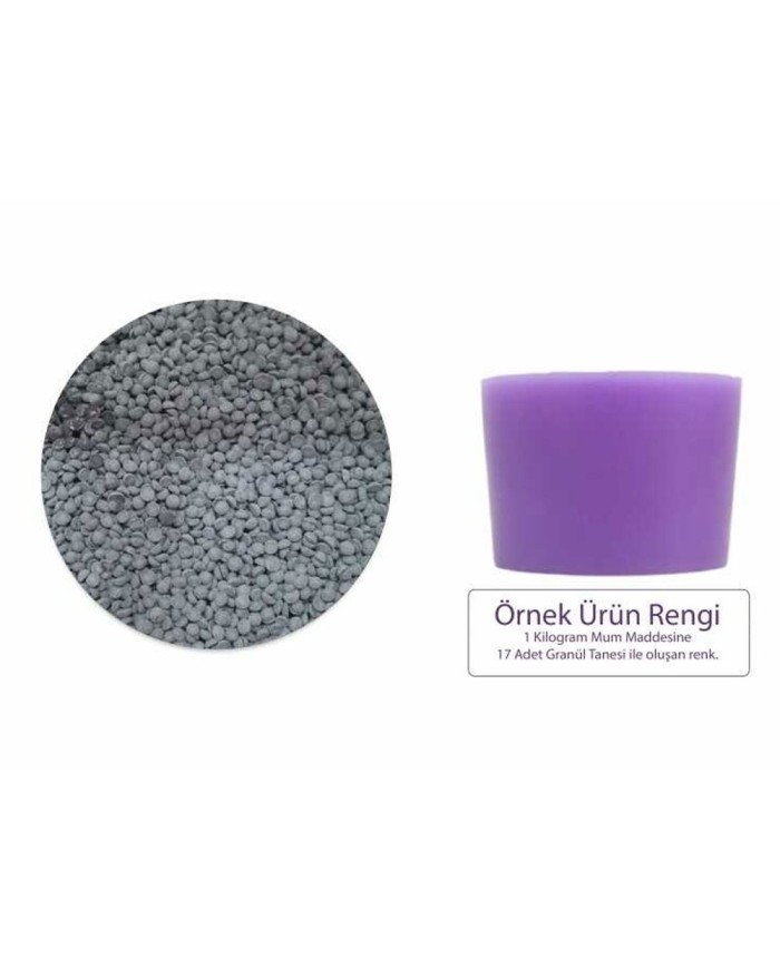 Mor Mum Boyası 100 GR - Granül Mum Boyası