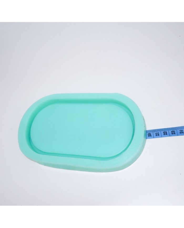 Oval Terazzo Tabanlık Beton Saksı Kalıbı 195