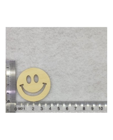 Ahşap Kolye Ucu - Emoji