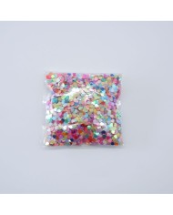 Mini Kalp Renkli Pul Paketi - 5 gram - Epoksi Süsleme Pulu - 5mm