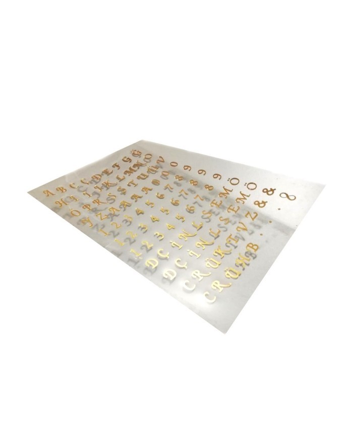 Epoksi Asetat  Harf - 5'li Karışı Set