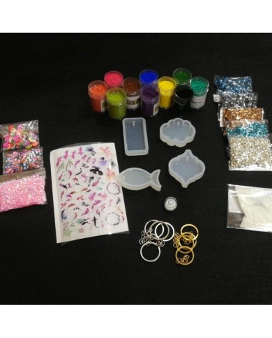 Anahtarlık ve Takı Reçine Epoksi Seti - Boya Seçmeli  - A04