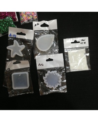 Anahtarlık ve Takı Reçine Epoksi Seti - Boya Seçmeli  - A08