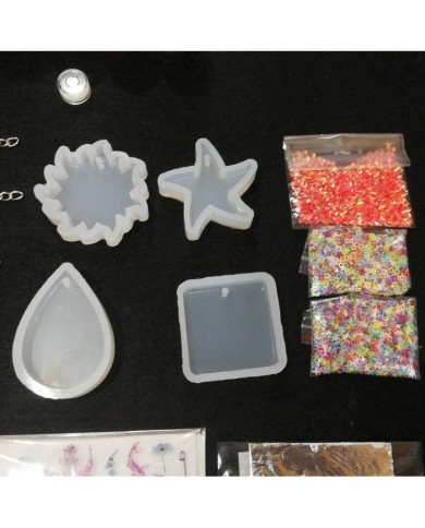 Anahtarlık ve Takı Reçine Epoksi Seti - Boya Seçmeli  - A08