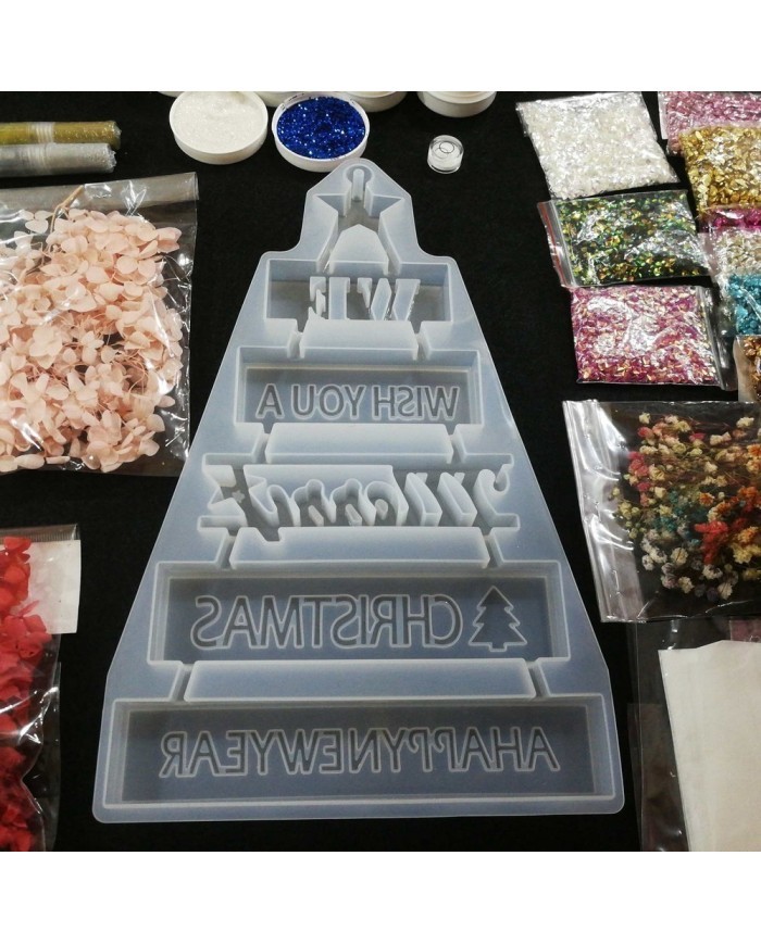 Yılbaşı Süsleme Reçine Epoksi Seti - Boya Seçmeli  - A129