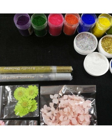 Yılbaşı Süsleme Reçine Epoksi Seti - Boya Seçmeli  - A129