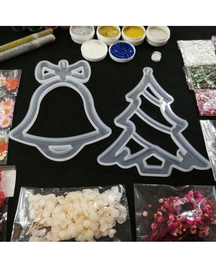 Yılbaşı Süsleme Reçine Epoksi Seti - Boya Seçmeli  - A131