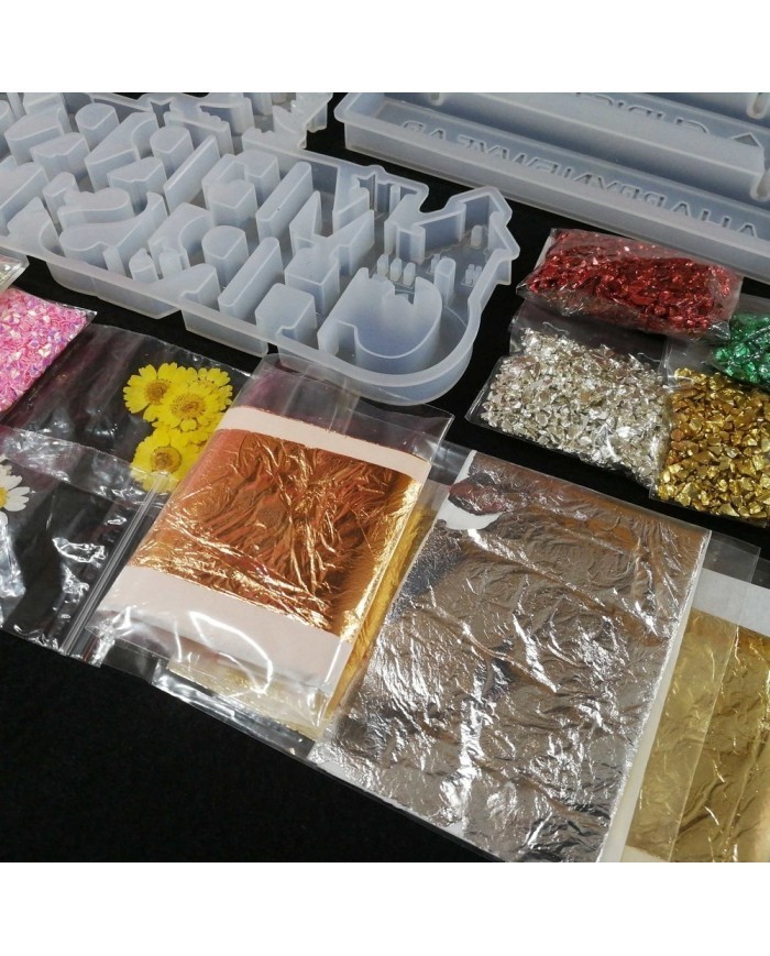 Yılbaşı Merry Chrıstmas Reçine Epoksi Seti - Boya Seçmeli  - A134