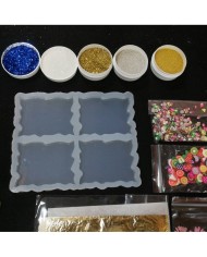 Dörtlü Magnet Kalıbı Reçine Epoksi Seti - A44