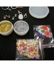 Magnet Kalıbı Yuvarlak Reçine Epoksi Seti - A58