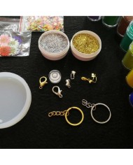 Magnet Kalıbı Yuvarlak Reçine Epoksi Seti - A58