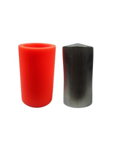 Silindir Silikon Mum Kalıbı M-124