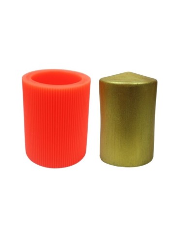 Silindir Silikon Mum Kalıbı M-127