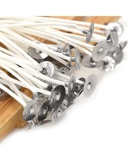 Mum Fitili Hazır Kopçalı -12 Cm - 25 Adet