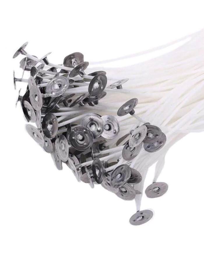 Mum Fitili Hazır Kopçalı -12 Cm - 25 Adet