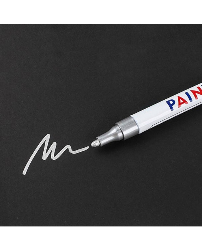 Gümüş Epoksi Varak Kalem - Alkol bazlı - Paint