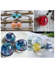 Yuvarlak Kolye Reçine Epoksi Kalıp - 2cm -Kod:98