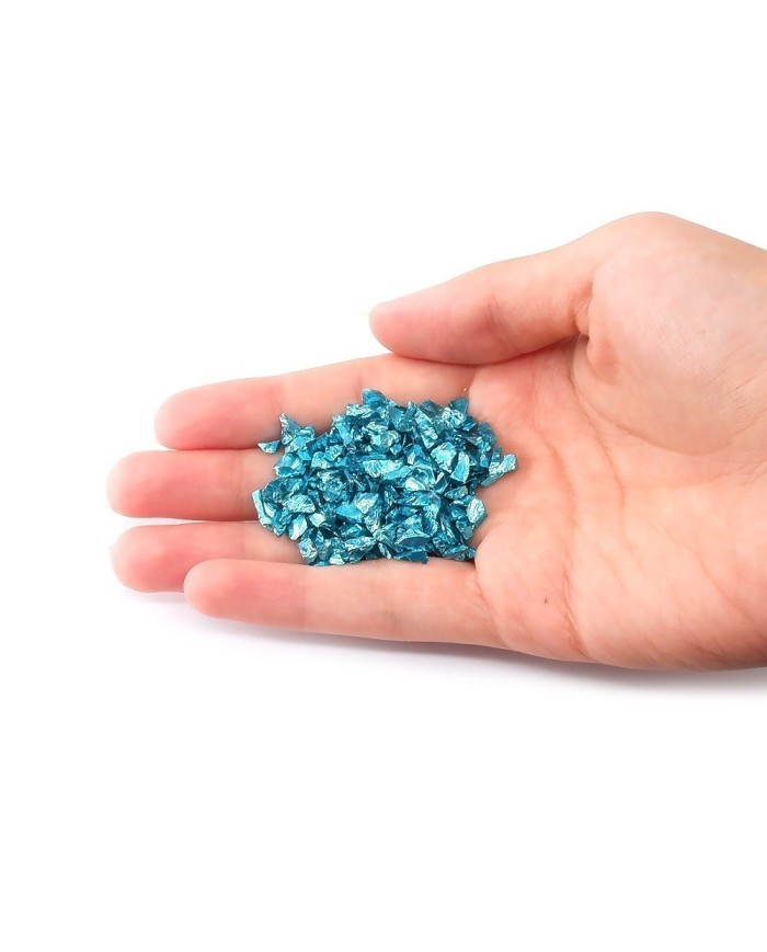 Büyük Cam Kırığı - Mavi - 50 gr