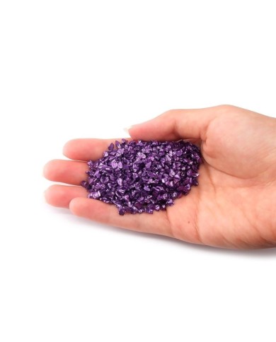 Büyük Cam Kırığı - 100 gr Mor