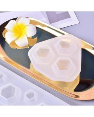 Kristal  Pramit Model  Silikon Reçine Epoksi Kalıp - Büyük Boy -Kod:54