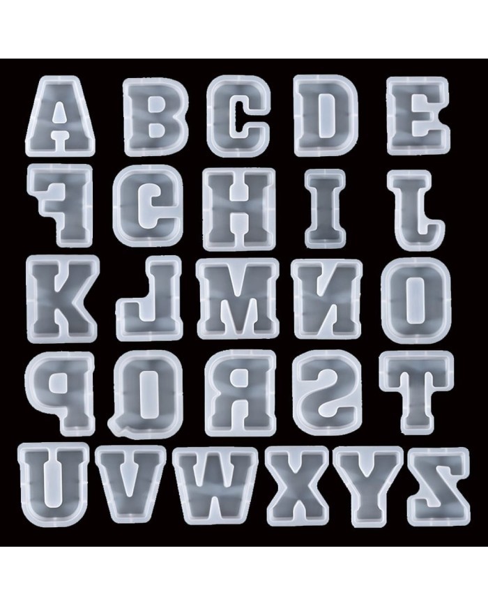 Büyük Reçine Epoksi Silikon Kalıp  Big  Boy Harf  - K