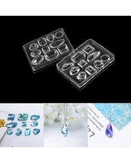 10'lu Kolye Küpe Silikon Reçine Epoksi Kalıp -Kod:365