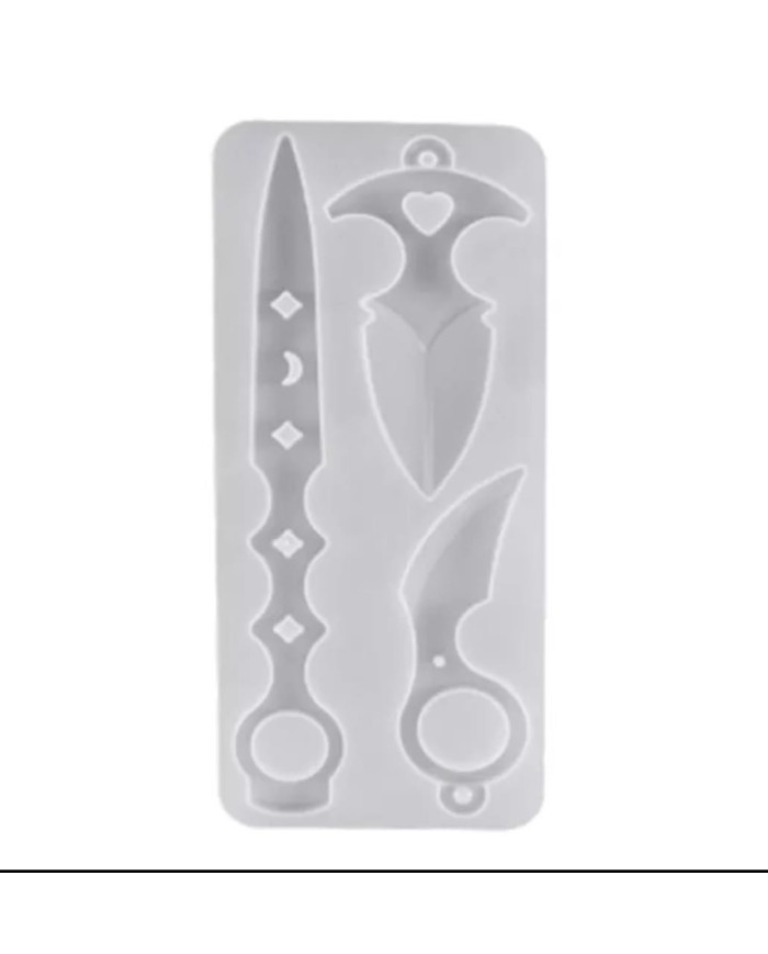 Bıçak Reçine Epoksi Silikon Kalıbı -Kod:945