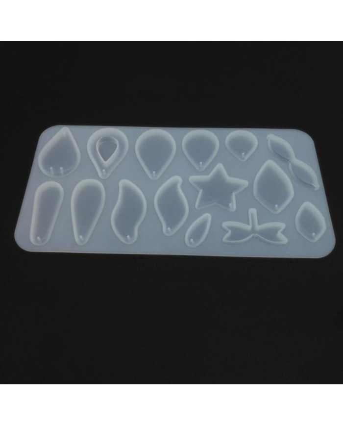 Çoklu  Kolye Küpe Silikon Reçine Epoksi Kalıp -Kod:277