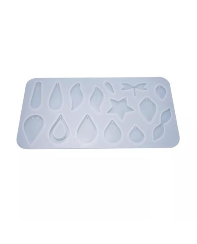 Çoklu  Kolye Küpe Silikon Reçine Epoksi Kalıp -Kod:277