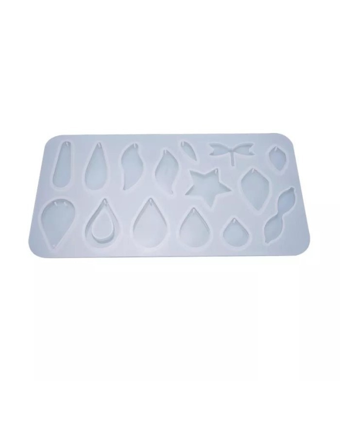 Çoklu  Kolye Küpe Silikon Reçine Epoksi Kalıp -Kod:277