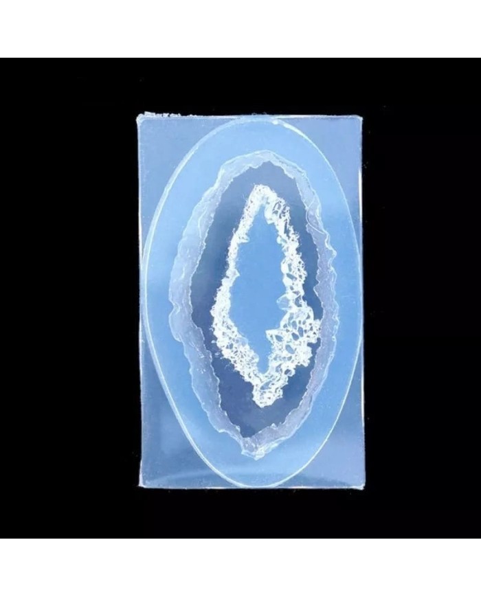 Reçine Kolye Küpe Silikon  Epoks Reçine Kalıp Kolye - Kod:117