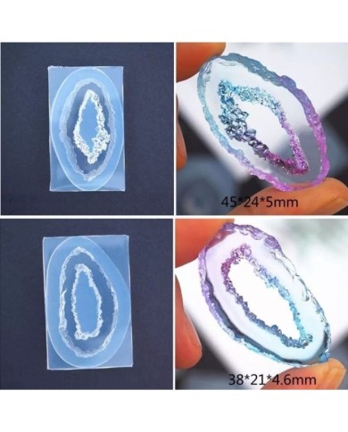 Reçine Kolye Küpe Silikon  Epoks Reçine Kalıp Kolye - Kod:117