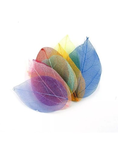 Kumaş Yaprak -Mavi - 3 Adet