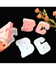 Büyük Reçine Epoksi Silikon Kalıp  Big  Boy Harf  - P