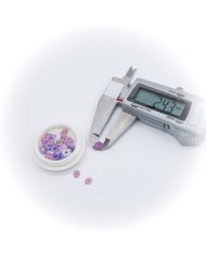 5D Renkli Çiçek Lila