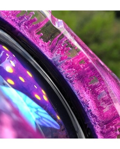 Alkol Bazlı Epoksi Mürekkep Boya  15 cc -Bordo Ebru Pigment