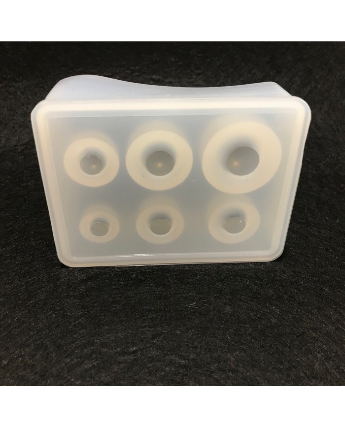 Küçük Damla Model Reçine Epoksi Kalıp - Çoklu  Slikon Kalıp -Kod:242