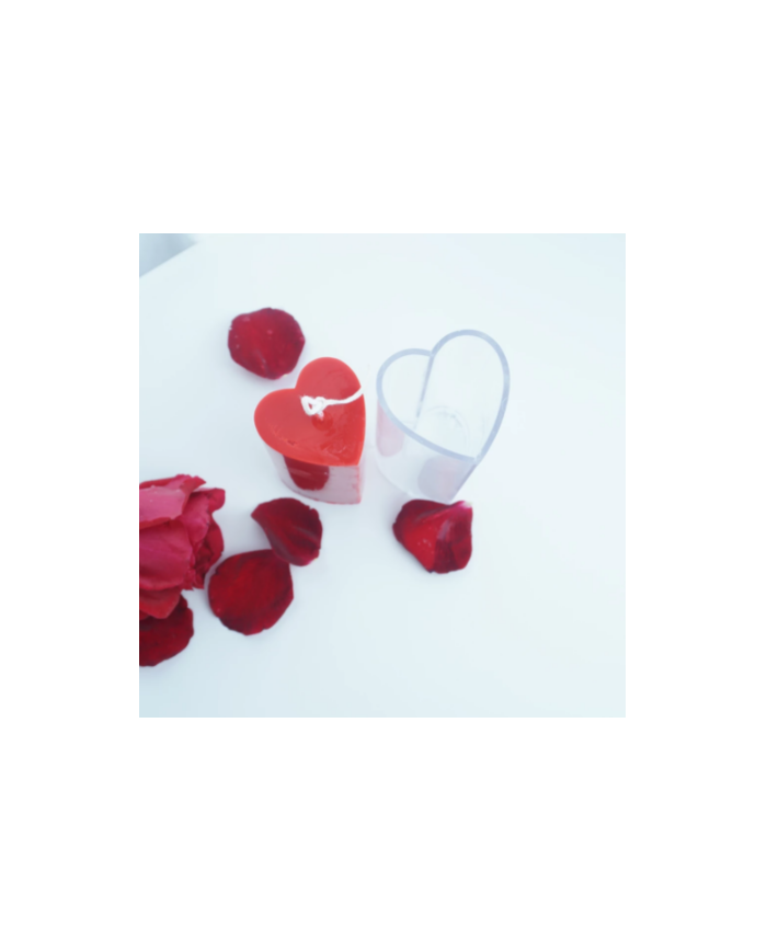 Mika Mum Kalıbı 15,3 X 5,5 Cm - Kalp Model