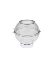 MİKA MUM KALIBI GÜLLE - 4.7 CM