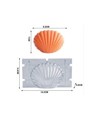 İstiridye Mika Mum Kalıbı Büyük - Mika Model: