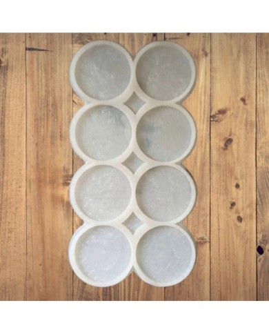 8li Bardak Altı - Hobi Silikon Kalıbı  SN25 - Kod: 8li Bardak Altı - Hobi Silikon Kalıbı  SN25 - Kod: