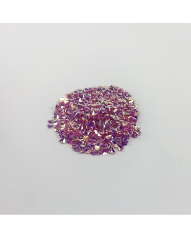 Üçgen Pul Kırığı - Parlak Pembe 25 gr