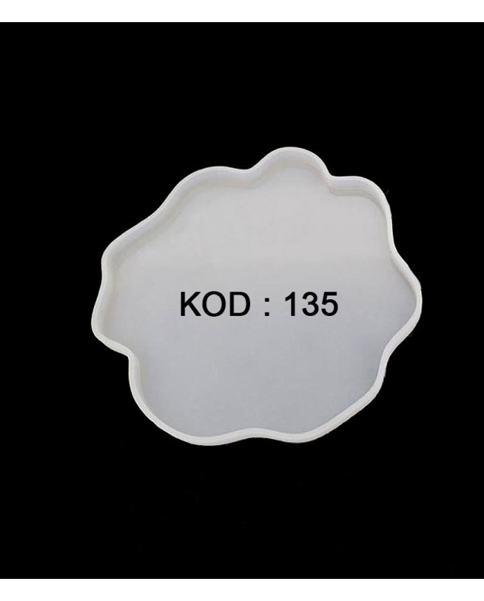 Bardak Altı Reçine Epoksi Kalıp - 3. boyut -No:135-Kod:241C