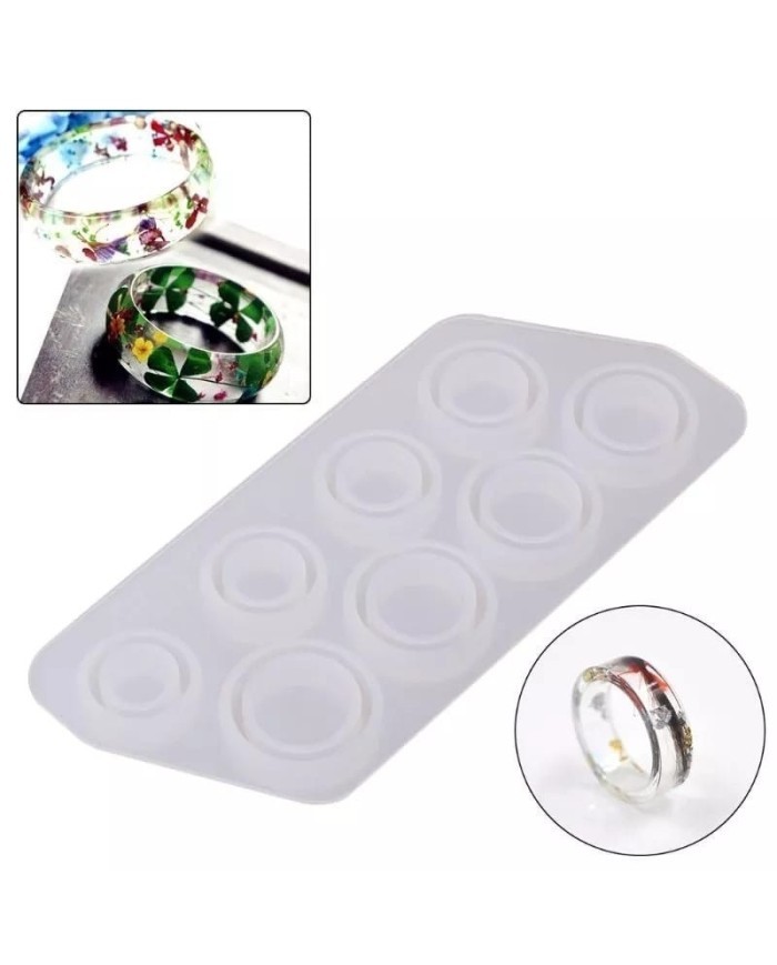 Çoklu Yüzük Silikon Kalıp -Kod:56