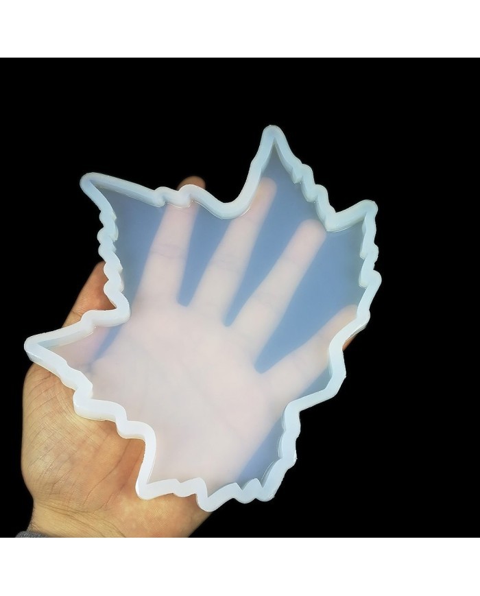 Bardak Altı Reçine Epoksi Kalıp - Yaprak - ORTA - BB3