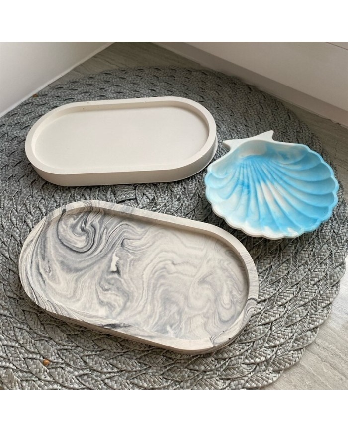 Orta Boy Terazzo Bardak Altı Reçine Epoksi ve Beton Kalıbı - Kod:115